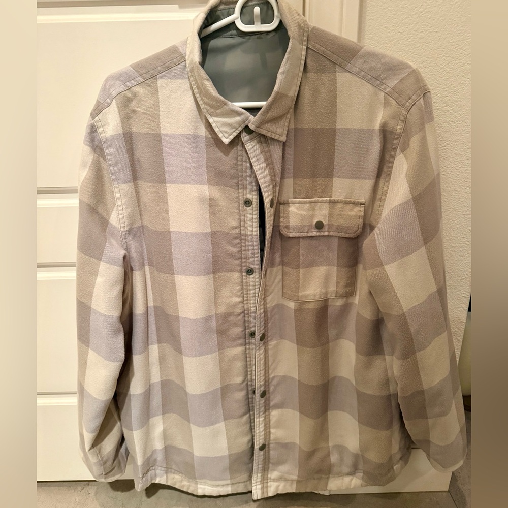 Plaid Button-Up reversible Shirt